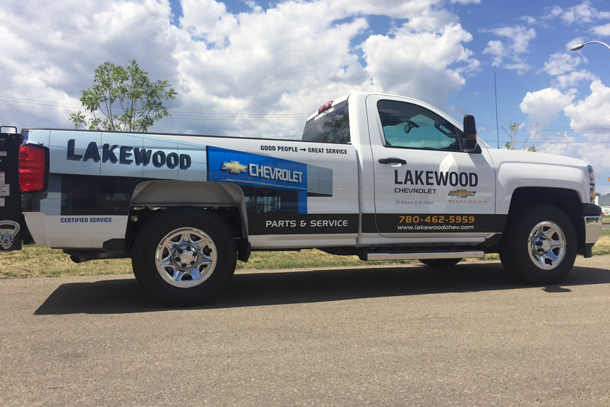 Lakewood Chevrolet Vehicle Wrap